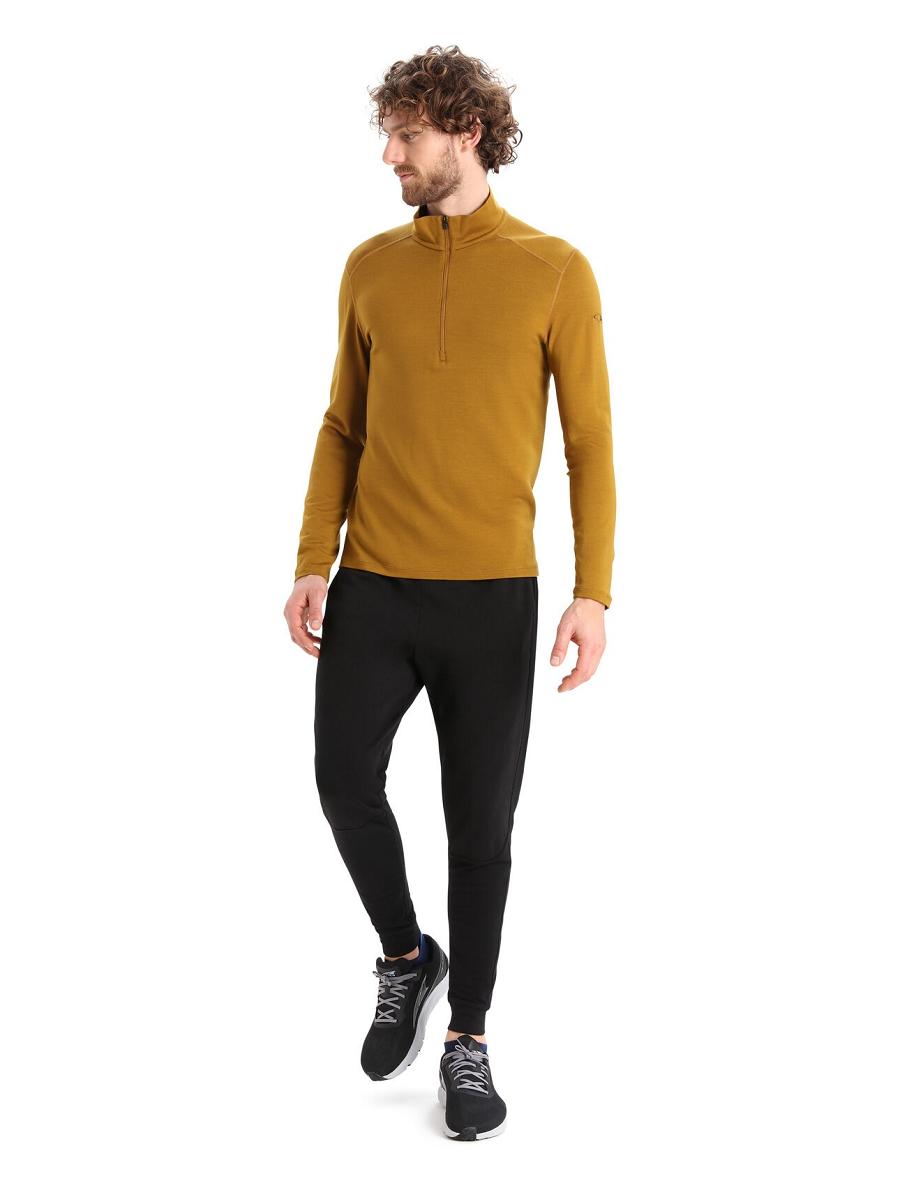 Clove Icebreaker Merino 260 Tech Long Sleeve Half Zip Thermal Top Men's Base Layers | AU 1383AHKP